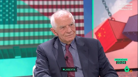 Josep Borrell, durante su entrevista en laSexta Xplica Josep Borrell, durante su entrevista en laSexta Xplica
