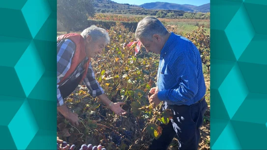 Revilla, con su amigo Cosme Revilla, con su amigo Cosme