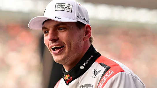 Max Verstappen tras su pole en Japón Max Verstappen tras su pole en Japón