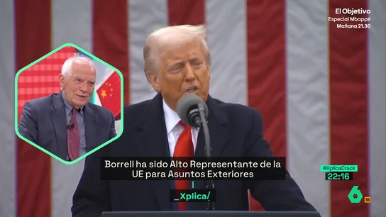 Josep Borrell, durante su entrevista en laSexta Xplica Josep Borrell, durante su entrevista en laSexta Xplica