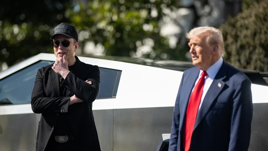 Elon Musk y Donald Trump, en una foto de archivo Elon Musk y Donald Trump, en una foto de archivo