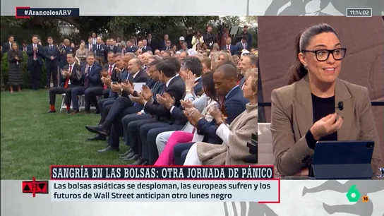 Marta García Aller, sobre las famosas tablas de aranceles de Trump: "Es como un especie de terraplanismo arancelario, no se corresponden con la realidad" Marta García Aller, sobre las famosas tablas de aranceles de Trump: "Es como un especie de terraplanismo arancelario, no se corresponden con la realidad"