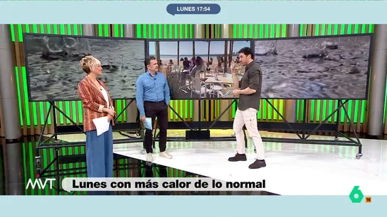 Francisco Cacho pide hacer un directo desde un chiringuito: "Y nosotros, pero no nos traes sol" El reportero Paco Mesa ha conectado con el programa desde la playa de Valdelagrana de El Puerto de Santa María, en Cádiz. Desde el plató, no han podido evitar sentir envidia de su compañero.