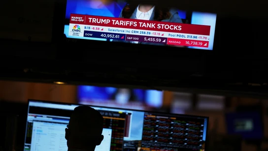 Imagen de la Bolsa de Nueva York a 3 de abril de 2025 Imagen de la Bolsa de Nueva York a 3 de abril de 2025