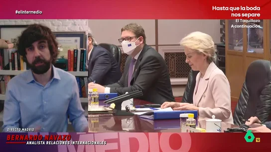Bernardo Navazo, sobre los posibles acuerdos de la UE tras los aranceles: "Por primera vez ser aburridos es un valor El politólogo afirma que la UE tiene claro que se debe actuar de manera conjunta y añade que "el resto de países, frente a la impredecibilidad que tiene Trump, nos ve a nosotros como socios sensatos".