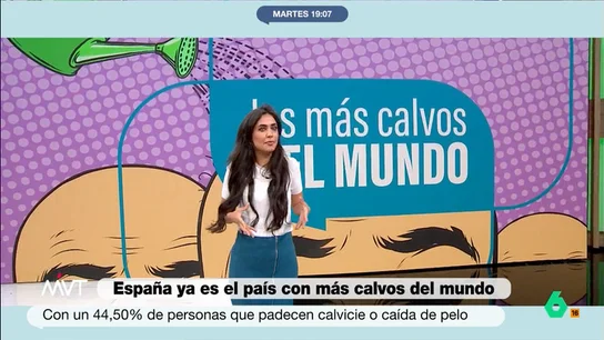 María Lamela repasa el estado capilar de los colaboradores de Más Vale Tarde: "Iñaki, ya nos contarás tu secreto para ese tupé" María Lamela repasa el estado capilar de los colaboradores de Más Vale Tarde: "Iñaki, ya nos contarás tu secreto para ese tupé"