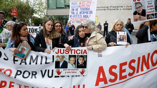Familiares de Víctimas de la DANA protestas por la gestión de Carlos Mazón, en una imagen de archivo. Familiares de Víctimas de la DANA protestas por la gestión de Carlos Mazón, en una imagen de archivo.