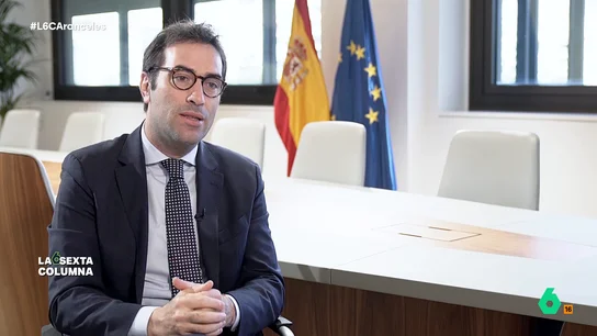 Carlos Cuerpo advierte tras la pausa de los aranceles de Trump: "El elemento de incertidumbre todavía no se ha despejado" El ministro de Economía, Carlos Cuerpo, atiende a laSexta Columna, donde analiza la pausa de los aranceles de Estados Unidos a la Unión Europea y en qué nivel afectarían a la economía española.