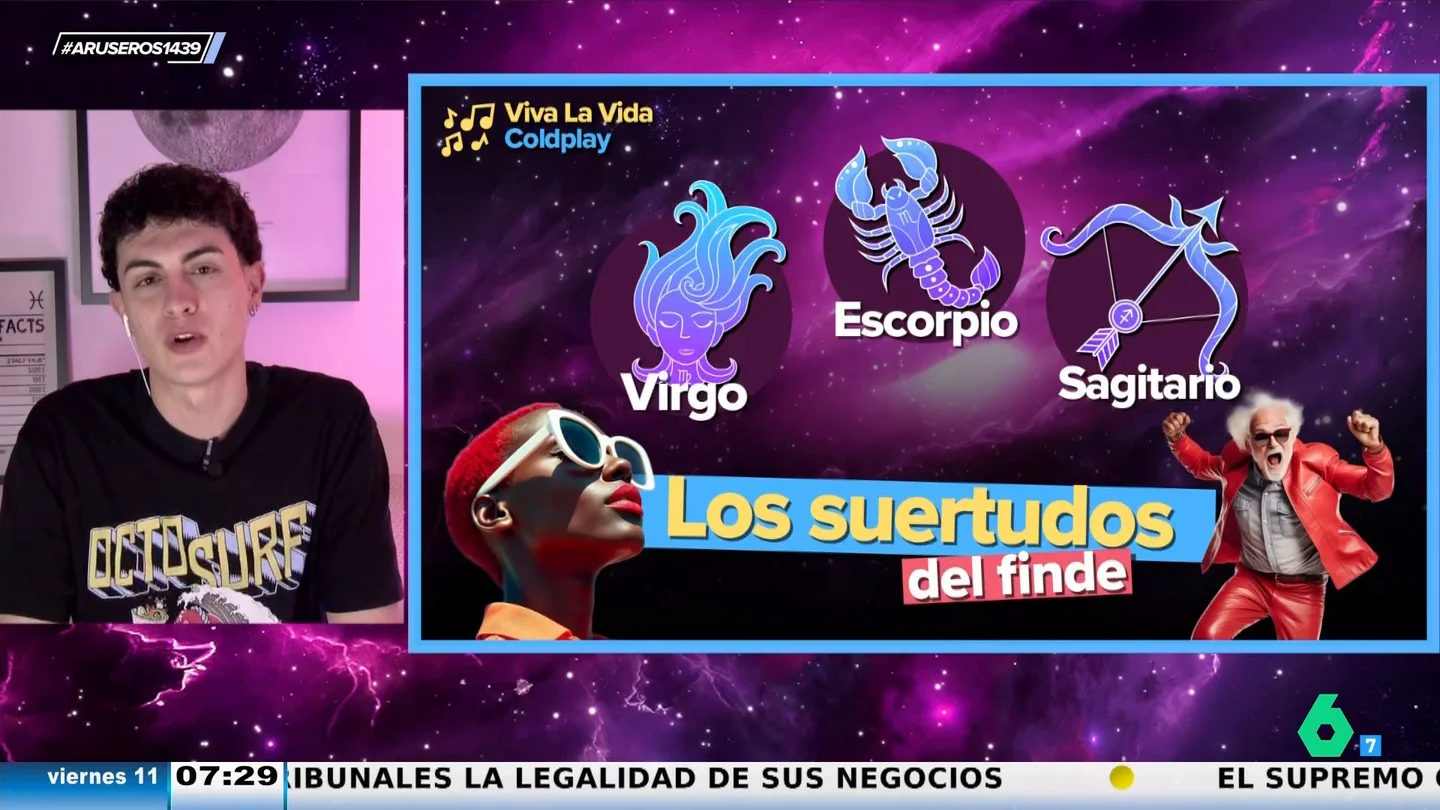 Horóscopo Aruser@s fin de semana, del 11 al 13 de abril: Escorpio, Sagitario y Virgo, con buena racha Horóscopo Aruser@s fin de semana, del 11 al 13 de abril: Escorpio, Sagitario y Virgo, con buena racha