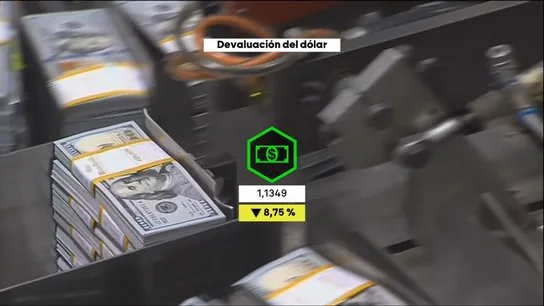 Ni su economía ni sus mercados se fían ya de Trump: el dólar se desploma un 9% y el oro vuelve a ser refugio Ni su economía ni sus mercados se fían ya de Trump: el dólar se desploma un 9% y el oro vuelve a ser refugio