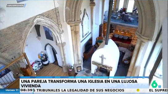 Convierten una iglesia en ruinas en una lujosa vivienda: la increíble reforma de una pareja británica Convierten una iglesia en ruinas en una lujosa vivienda: la increíble reforma de una pareja británica