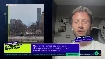 David Tejeiro, piloto de helic&oacute;pteros: "Es impactante. Puede ser un fallo del piloto o un fallo en la maniobra" 