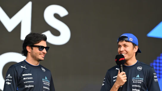 Carlos Sainz y Alex Albon Carlos Sainz y Alex Albon