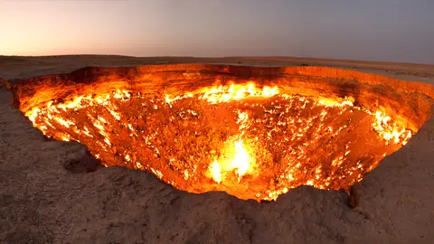 Las Puertas del Infierno en Turkmenistán Las Puertas del Infierno en Turkmenistán