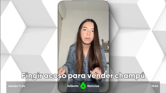 La tiktoker que fingió un acoso para promocionar un champú La tiktoker que fingió un acoso para promocionar un champú