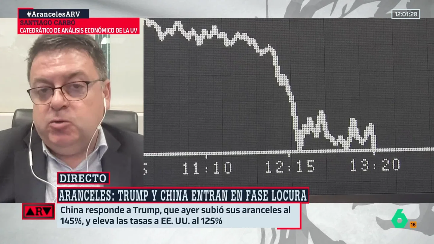 Santiago Carbó analiza la guerra comercial entre China y EEUU: "Alguien tendrá que ceder" Santiago Carbó analiza la guerra comercial entre China y EEUU: "Alguien tendrá que ceder"