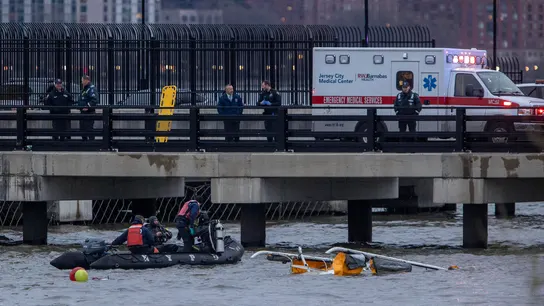 El helicóptero siniestrado en el Hudson El helicóptero siniestrado en el Hudson