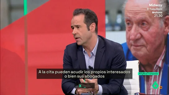 Javier Chicote, tras la denuncia de Juan Carlos I a Corinna y Revilla: "Ya solo faltaría Bárbara Rey" Javier Chicote, tras la denuncia de Juan Carlos I a Corinna y Revilla: "Ya solo faltaría Bárbara Rey"