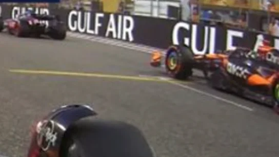 Lando Norris en la salida del GP de Baréin Lando Norris en la salida del GP de Baréin