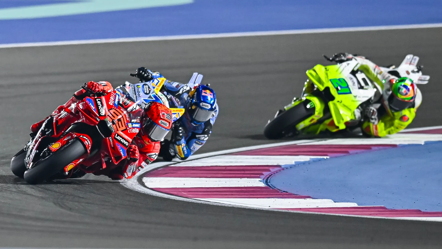 Marc Márquez, Álex Márquez y Franco Morbidelli Marc Márquez, Álex Márquez y Franco Morbidelli