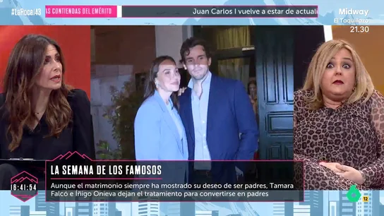 Pilar Vidal defiende a Tamara Falcó: "Es un estrés que cada vez que se pone delante de los medios se le pregunte por su maternidad" Pilar Vidal defiende a Tamara Falcó: "Es un estrés que cada vez que se pone delante de los medios se le pregunte por su maternidad"