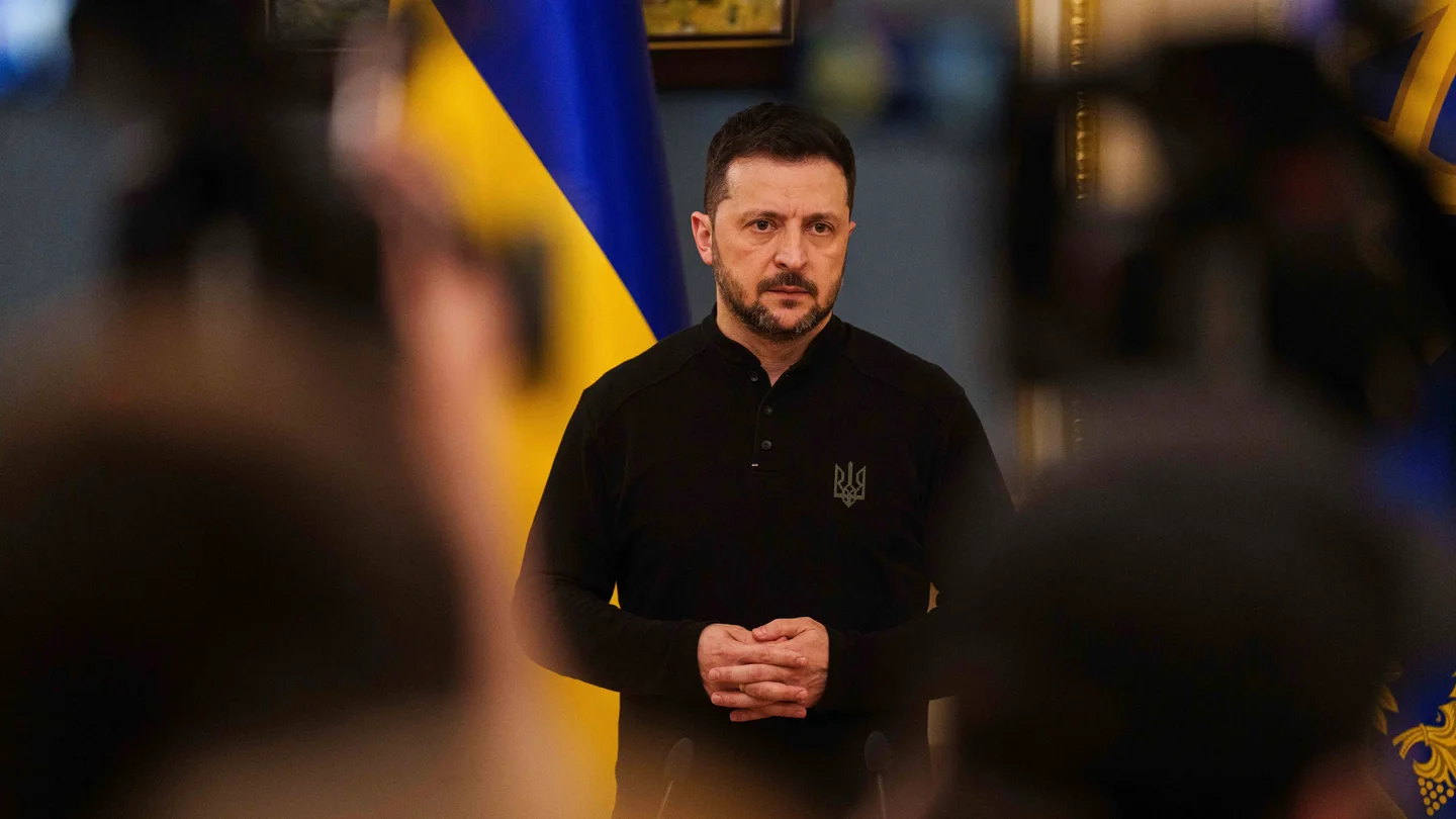 El presidente de Ucrania, Volodímir Zelenski. El presidente de Ucrania, Volodímir Zelenski.