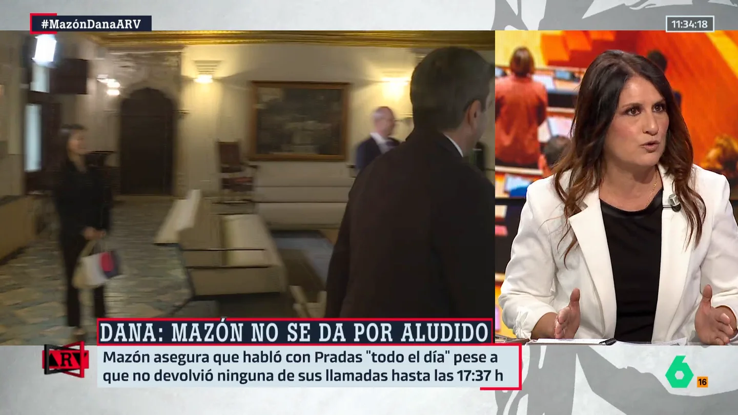 Imma Lucas, crítica con Mazón: "Cuando tenés al Ejército en tu tierra, digo yo que una comida tranquila no podés tener" Imma Lucas, crítica con Mazón: "Cuando tenés al Ejército en tu tierra, digo yo que una comida tranquila no podés tener"