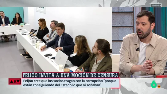 Antonio Ruiz Valdivia, sobre la moción de censura promovida por Feijóo: "Ha pedido el apoyo de aquellos prófugos a los que tanto ha criticado" Antonio Ruiz Valdivia, sobre la moción de censura promovida por Feijóo: "Ha pedido el apoyo de aquellos prófugos a los que tanto ha criticado"