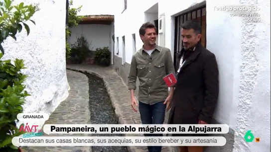 Luis Calero descubre los encantos de Pampaneira, uno de los pueblos más bonitos de la Alpujarra Luis Calero visitaba Pampaneira, uno de los pueblos más bonitos de la Alpujarra granadina, donde paseaba por sus calles mágicas y degustaba algunos de sus manjares locales, como los quesos que ganan premios mundiales.
