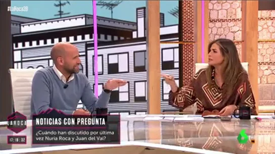 El plantón de Juan del Val a Nuria Roca tras el programa de La Roca: "No le hablé hasta el día siguiente" El plantón de Juan del Val a Nuria Roca tras el programa de La Roca: "No le hablé hasta el día siguiente"