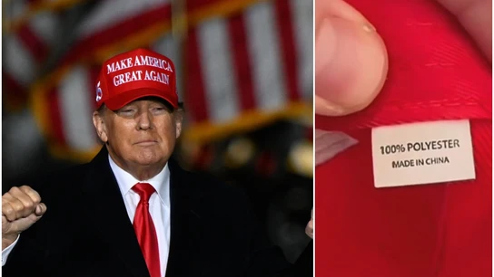 Donald Trump, con la gorra del 'Make America Great Again' Donald Trump, con la gorra del 'Make America Great Again'