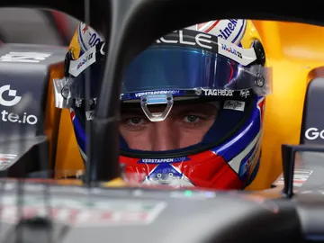 Max Verstappen durante la calificación del Gran Premio de Arabia Saudí en Yeda Max Verstappen durante la calificación del Gran Premio de Arabia Saudí en Yeda