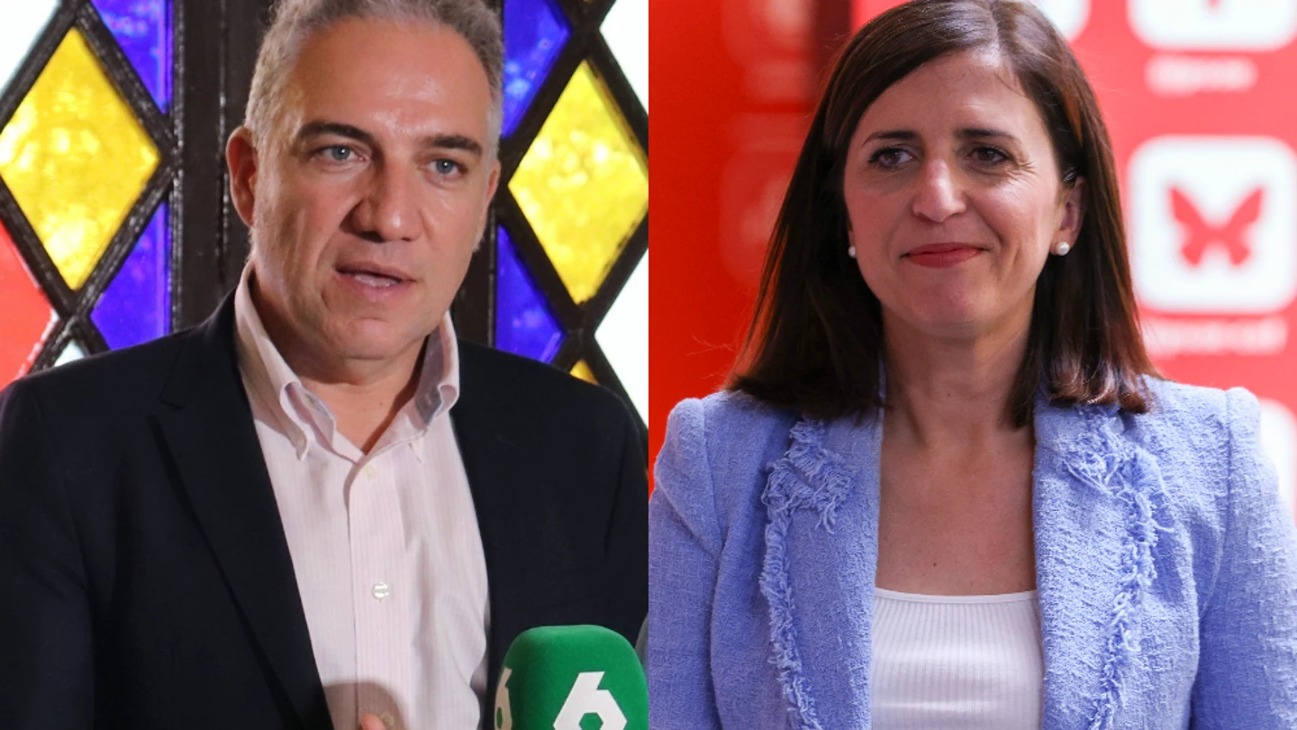 El vicesecretario de coordinación autonómica del Partido Popular (PP), Elías Bendodo, y la portavoz socialista, Esther Peña. El vicesecretario de coordinación autonómica del Partido Popular (PP), Elías Bendodo, y la portavoz socialista, Esther Peña.