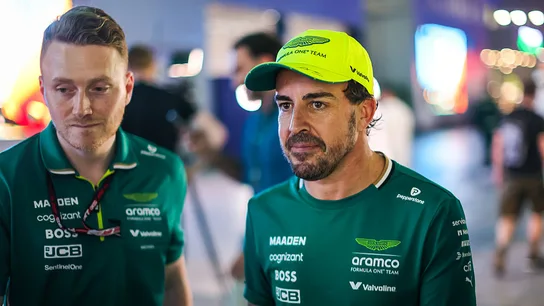 Fernando Alonso tras la clasificación del GP de Arabia Saudí Fernando Alonso tras la clasificación del GP de Arabia Saudí
