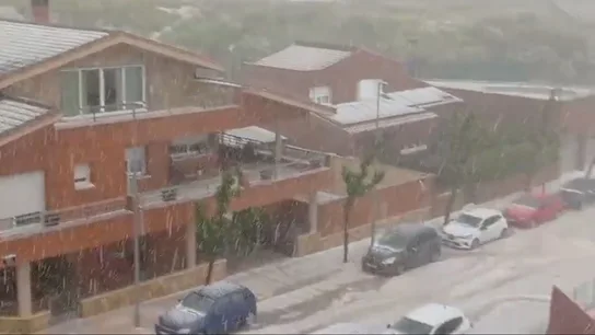 Granizada en Lleida Granizada en Lleida