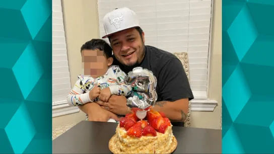 Kilmar Ábrego y su hijo Kilmar Ábrego y su hijo