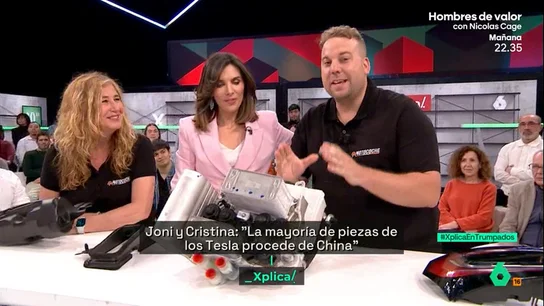 Los influencers Joni y Cristina, en laSexta Xplica Los influencers Joni y Cristina, en laSexta Xplica