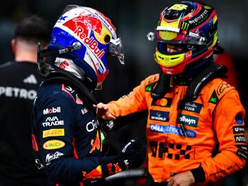 Max Verstappen y Oscar Piastri