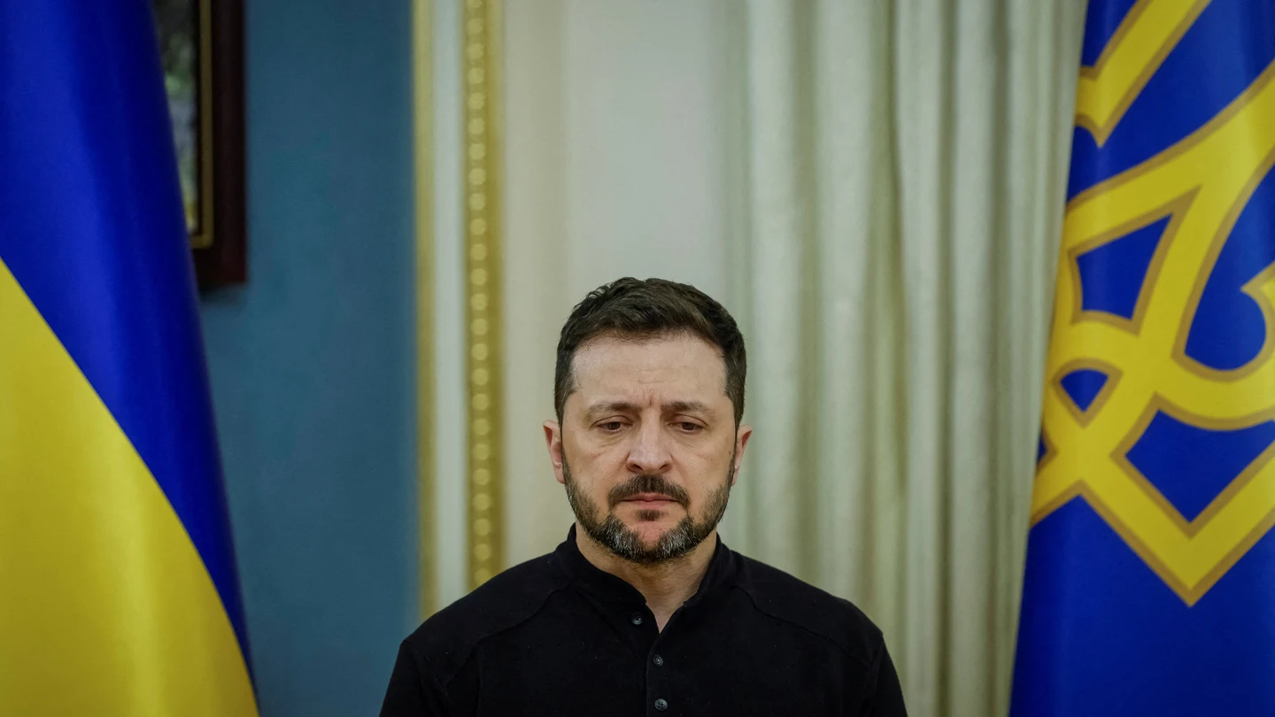 El presidente de Ucrania, Volodímir Zelenski. El presidente de Ucrania, Volodímir Zelenski.