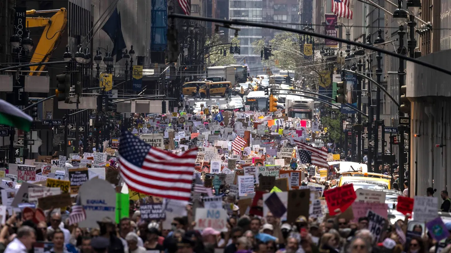 Protesta contra Trump en Nueva York Protesta contra Trump en Nueva York