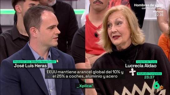 XPLICA El consejo de una votante de Trump a un productor de vino español: "Abre esa oficina en EEUU; Trump te lo agradecerá" XPLICA El consejo de una votante de Trump a un productor de vino español: "Abre esa oficina en EEUU; Trump te lo agradecerá"