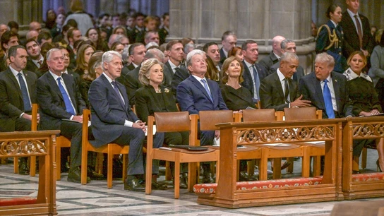 Políticos estadounidenses en el funeral de Jimmy Carter Políticos estadounidenses en el funeral de Jimmy Carter