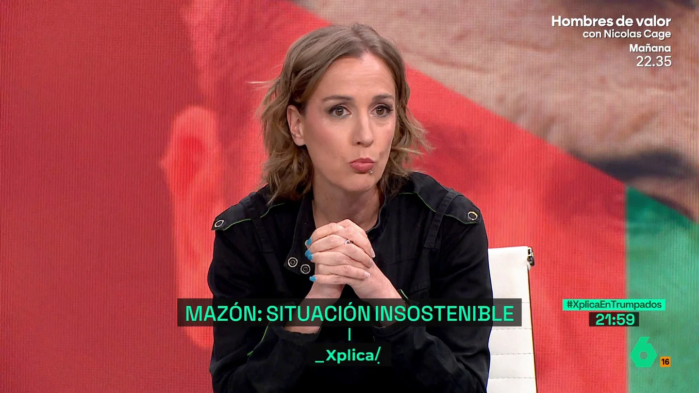 Tania Sánchez, ante un "insostenible" Mazón, pese el halago de Feijóo a su "valentía": "No hay nada más cobarde que la mentira" Tania Sánchez, ante un "insostenible" Mazón, pese el halago de Feijóo a su "valentía": "No hay nada más cobarde que la mentira"