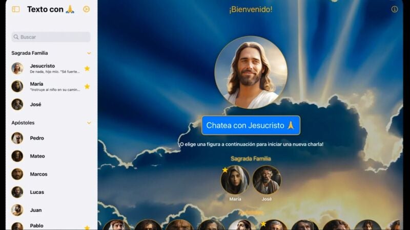 Chatea con Jesucristo