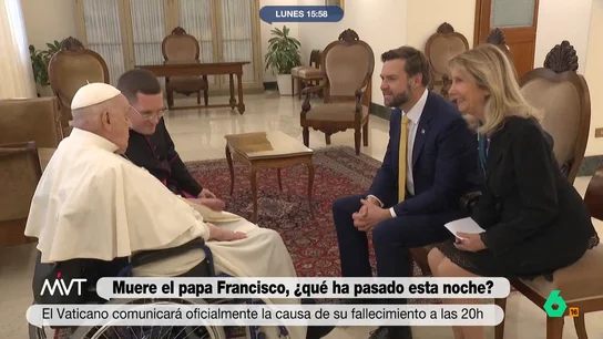El comentario de J.D. Vance al papa Francisco horas antes de su muerte: "Me alegro de verle con mejor estado de salud" El vicepresidente de Estados Unidos, J.D. Vance pasará a la historia como el último alto cargo internacional en reunirse con Francisco I, una breve charla en la que también se habló del estado de salud del papa.
