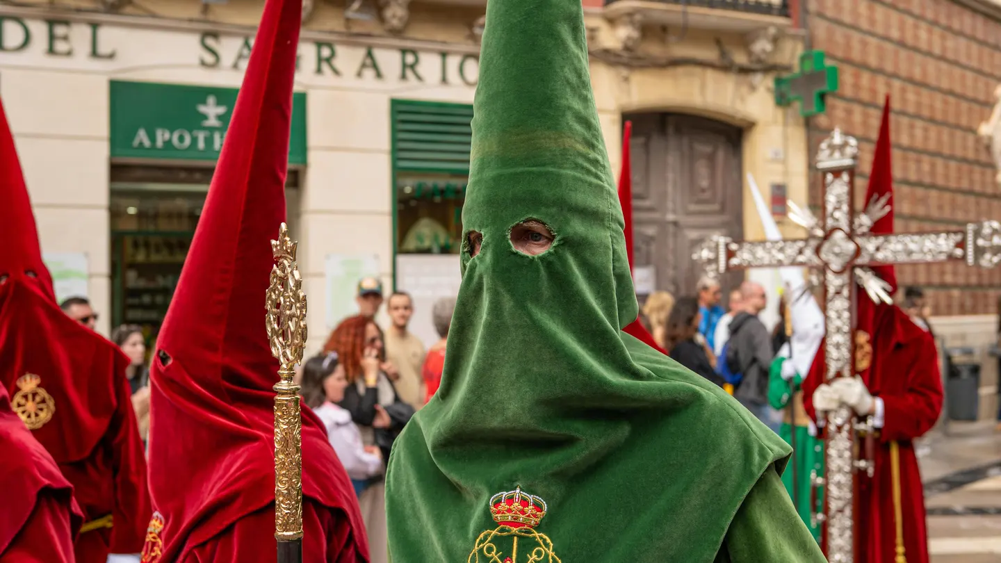 Una procesión de Semana Santa en Málaga Una procesión de Semana Santa en Málaga