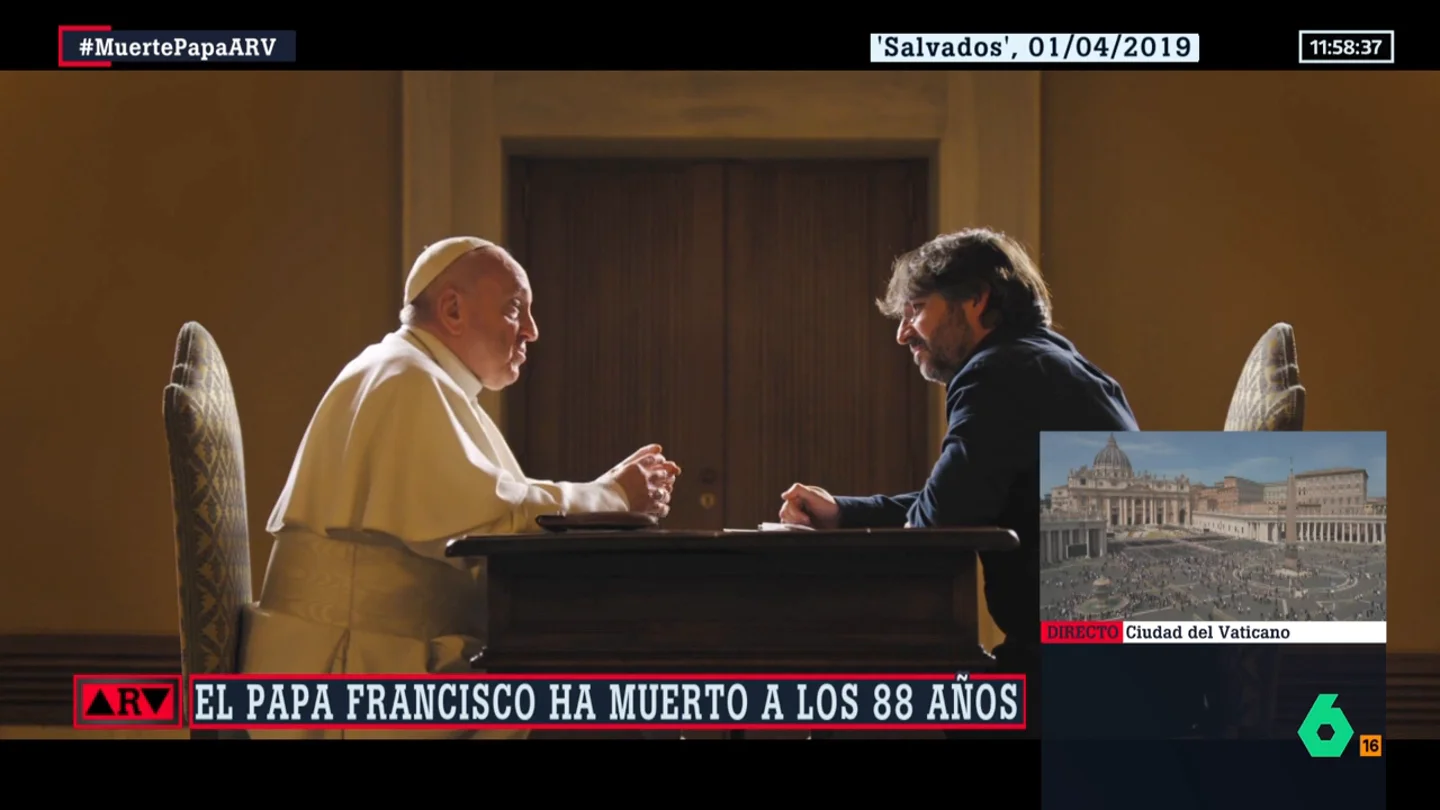 El papa con Évole El papa con Évole