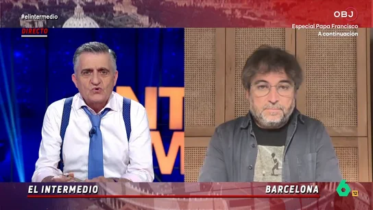ordi Évole recuerda su amistad con el papa Francisco: "Nos hacía un hueco en su agenda cuando íbamos a Roma" ordi Évole recuerda su amistad con el papa Francisco: "Nos hacía un hueco en su agenda cuando íbamos a Roma"