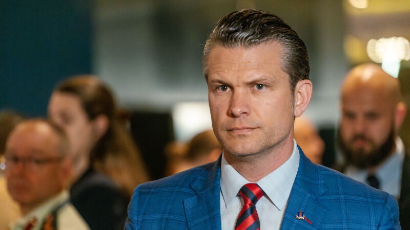 Foto de archivo del secretario de Guerra de Estados Unidos, Pete Hegseth.