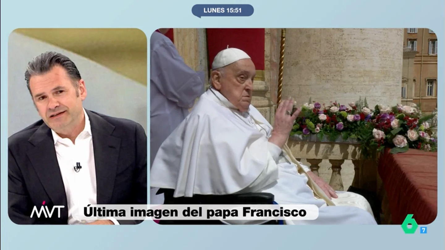 Iñaki López, sobre las últimas horas del papa Francisco: "Ha muerto con las botas puestas" Iñaki López, sobre las últimas horas del papa Francisco: "Ha muerto con las botas puestas"